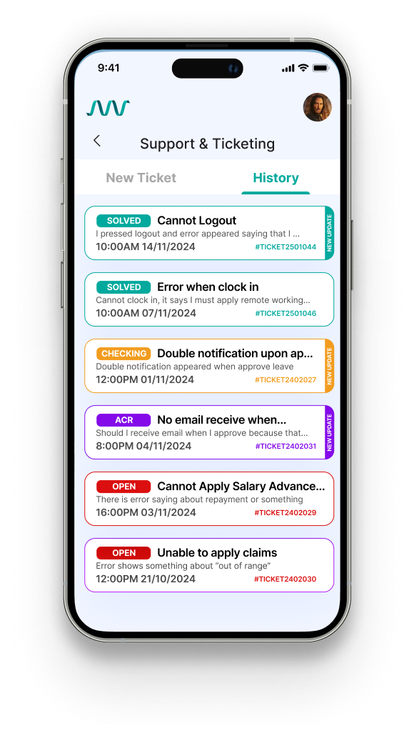 Recruitment, Approvals & Insights screen 1